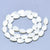 Perle feuille nacre blanche naturelle 12mm ,nacre blanche,perle  feuille nacre,coquillage blanc,création bijou,13mm, le lot de 10 G5850
