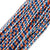 cordon tressé bleu blanc rouge turquoise 2mm, cordon pour bijoux,cordon multicolore scrapbooking,corde décoration, longueur 1 mètre G5859