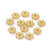 rondelles fleurs laiton doré, perles dorées, création bijoux, perles intercallaires, Perle fleur,4.5mm, lot de 50 G5600