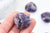 Coeur améthyste Pointe, améthyste naturelle roulée, pierre semi-precieuse, séance lithothérapie, 31mm, l'unité G5614