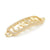 Pendant connector rectangle elephant hand gold 24 carat zircon for bracelet 47mm, crystal gold pendant, jewelry creation, unit G5956