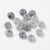 Pendentif donut labradorite naturelle 14mm pour création de bijou en pierre, pendentif pierre cercle,lot de 2, G5927-Gingerlily Perles