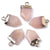 Pendentif pointe aventurine rose naturelle 19mm, pendentif, bijou pierre,pendentif pierre rose aventurine naturelle,l'unité G5922