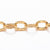 Chaine acier dorée 14 carats forçat, fournitures créatives,chaine acier, chaine dorée,chaine plaquée or,création bijoux, 1 metre,1.1mm-G6073
