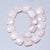Perle carrée en quartz rose naturel 12mm, bijou en pierre naturelle, quartz naturel, perle en pierre, le fil de 20cm G5877