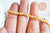 Perle ronde facette hématite dorée 4mm, perle hématite synthétique création bijoux pierre, le fil de 85-90 perles G6217