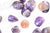 pierre améthyste naturelle roulée 12-28mm, fourniture créatives, pierre naturelle, litotherapie,la pierre G5760