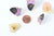 Broche coeur noir violet mystique doré émail noir 29.5x22.5mm,broche anatomie dorée,creation bijoux,décoration veste, l'unité G6377-Gingerlily Perles