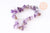 Bracelet élastique chips améthyste naturelle 50mm, bracelet en pierre naturelle energie positive, bracelet lithothérapie,l'unité G5774-Gingerlily Perles
