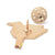 Broche pins oiseau origami doré émail Jaune 28x28mm,broche dorée,creation bijoux,décoration veste,l'unité G6613-Gingerlily Perles