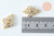 pendentif connecteur laiton doré 18k cristal 20mm,sans nickel,cadeau anniversaire création bijoux,pendentif religieux, l'unité G6354