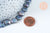 perle ronde keshi naturelle noire 9-23mm, perle percée création bijoux,perle eau douce, le fil de 25-30 perles G6185