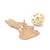 Broche pins lapin origami doré émail Jaunz 29x18mm,broche dorée,creation bijoux,décoration veste,l'unité G6612-Gingerlily Perles
