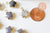 Pendentif étoile agate naturelle grise facettes,pendentif bijoux, pendentif pierre, rubis sur zoisite naturelle, pendentif étoile,17mm G5633
