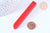 Batonnet de cire à cacheter rouge vif avec mèche,fourniture pour création de sceaux personnalisés pour invitations de mariage DIY, l'unité G