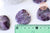 Coeur améthyste Worry stone, améthyste naturelle roulée, pierre semi-precieuse, séance lithothérapie, 39mm, l'unité G5613