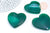 Coeur agate naturelle vert druze, agate naturelle roulée, pierre semi-precieuse, séance lithothérapie, 47mm, l'unité G5652