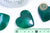 Coeur agate naturelle vert druze, agate naturelle roulée, pierre semi-precieuse, séance lithothérapie, 47mm, l'unité G5652