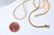 Chaine complète acier dorée 14k serpent 45cm,chaine fantaisie,chaine collier,sans nickel,chaine fantaisie,chaine complète,2.2mm G5680-Gingerlily Perles