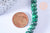 Perle rondelle rubis sur zoisite facetté naturel,Pendentif bijoux, création bijou pierre naturelle,10mm, le fil de 39cm G6721