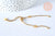 Adjustable bracelet mesh forced smiley fancy gold steel 14k 14cm, nickel-free, stainless gold steel bracelet, unit G5971