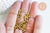 Perles à écraser rondes en laiton brut 2,5 mm, création fermeture des bijoux,lot de 100 soit 4g- G5977-Gingerlily Perles