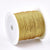 Cordon doré en nylon 1.2mm, fabrication bijoux bijoux,ruban mariage,fourniture créative, scrapbooking, longueur 1 mètre G6132