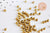 Perles à écraser rondes en laiton brut 2,5 mm, création fermeture des bijoux,lot de 100 soit 4g- G5977-Gingerlily Perles